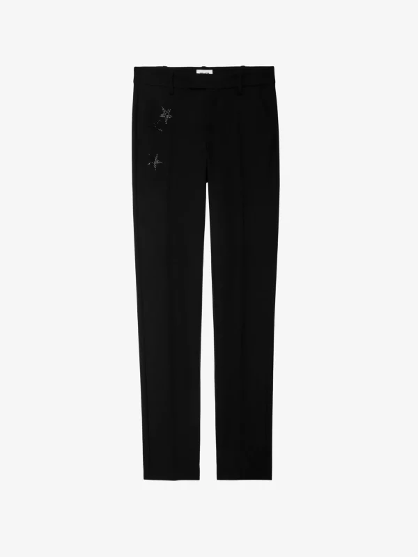 Zadig&Voltaire Prune Strass Star Pants Black Shop