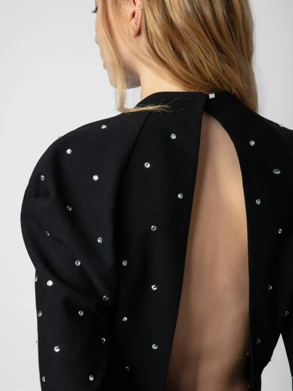 Zadig&Voltaire Racia Diamanté Dress Black Online