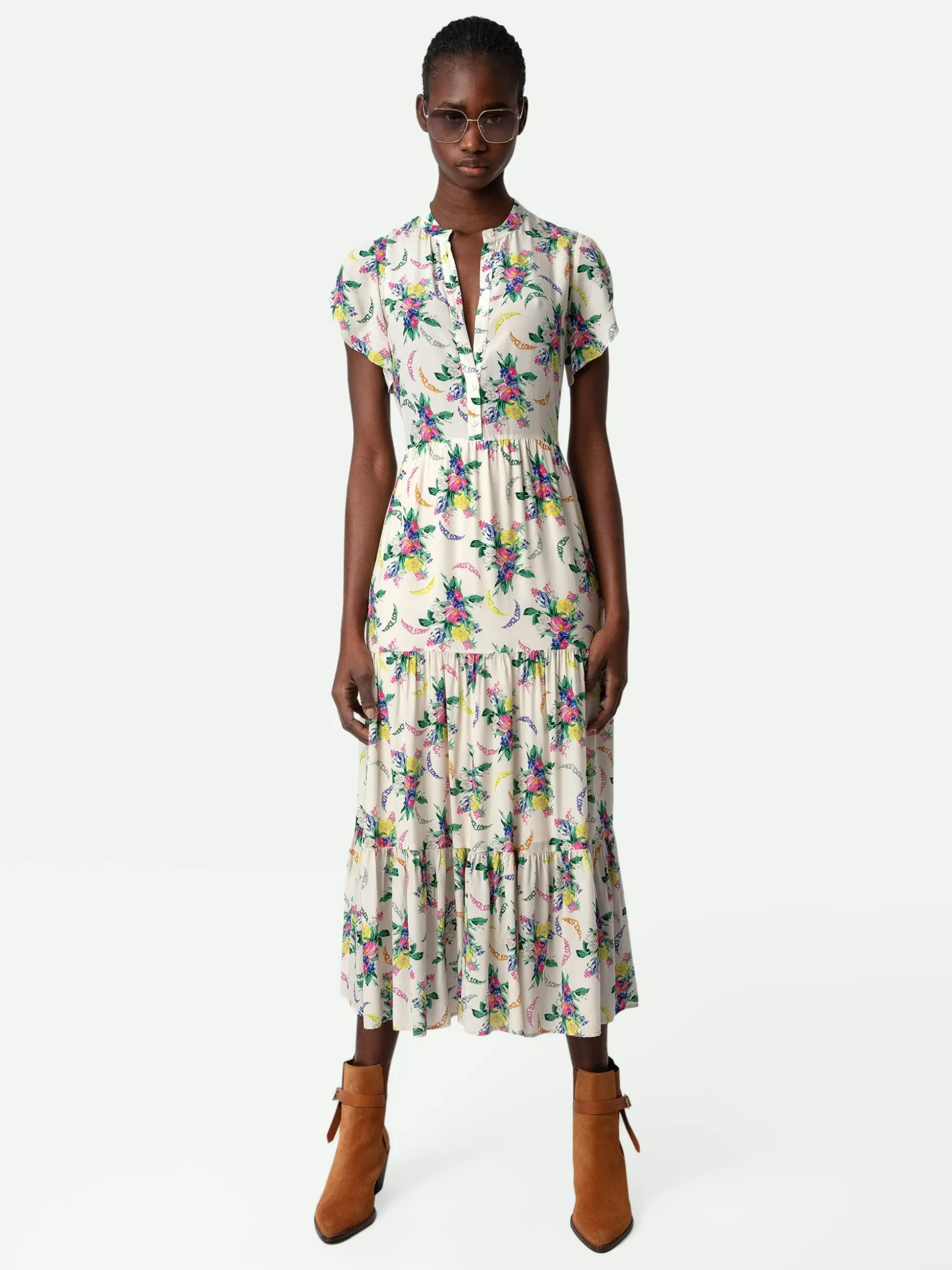 razy_dress_0.webp Zadig&Voltaire Razy Dress Mastic Clearance