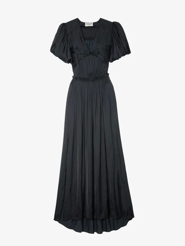 Zadig&Voltaire Reina Satin Dress Black Store