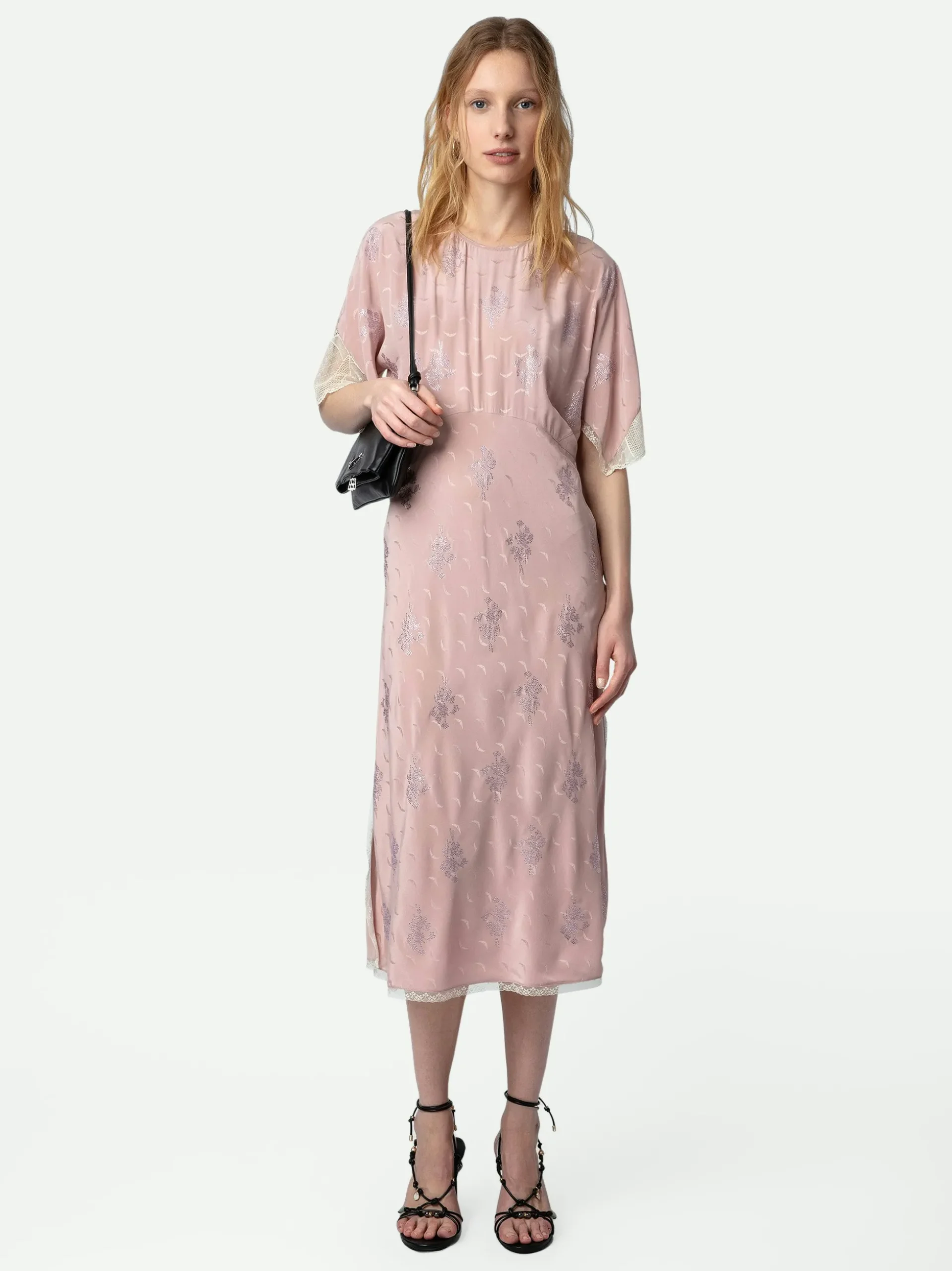 rey_silk_jacquard_dress_0.webp Zadig&Voltaire Rey Silk Jacquard Dress Primrose Best Sale