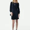 Zadig&Voltaire Rhodri Silk Jacquard Dress Encre Cheap