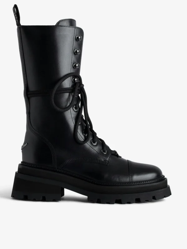 Zadig&Voltaire Ride High Ankle Boots Black Cheap
