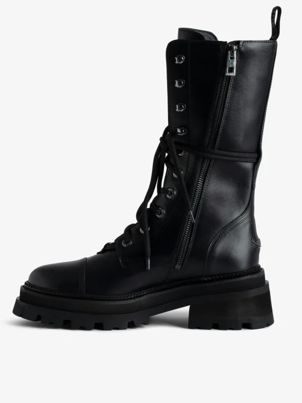 Zadig&Voltaire Ride High Ankle Boots Black Cheap