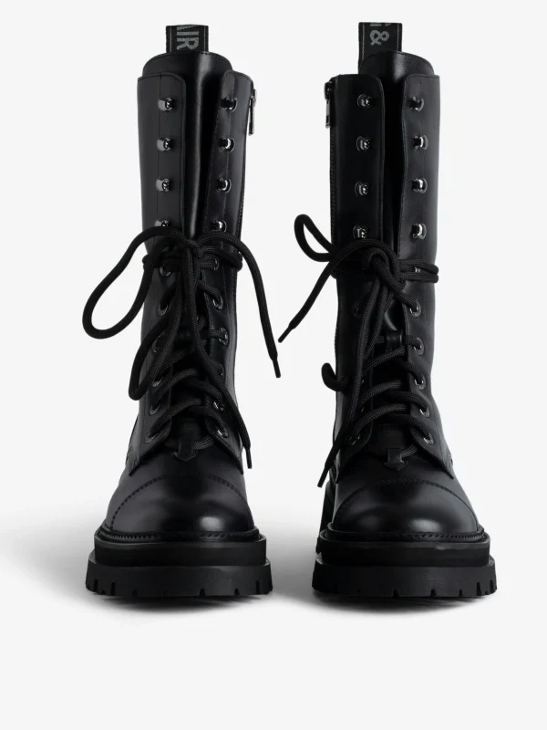 Zadig&Voltaire Ride High Ankle Boots Black Cheap
