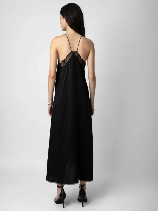 Zadig&Voltaire Risty Jac ZV Silk Dress Black Shop
