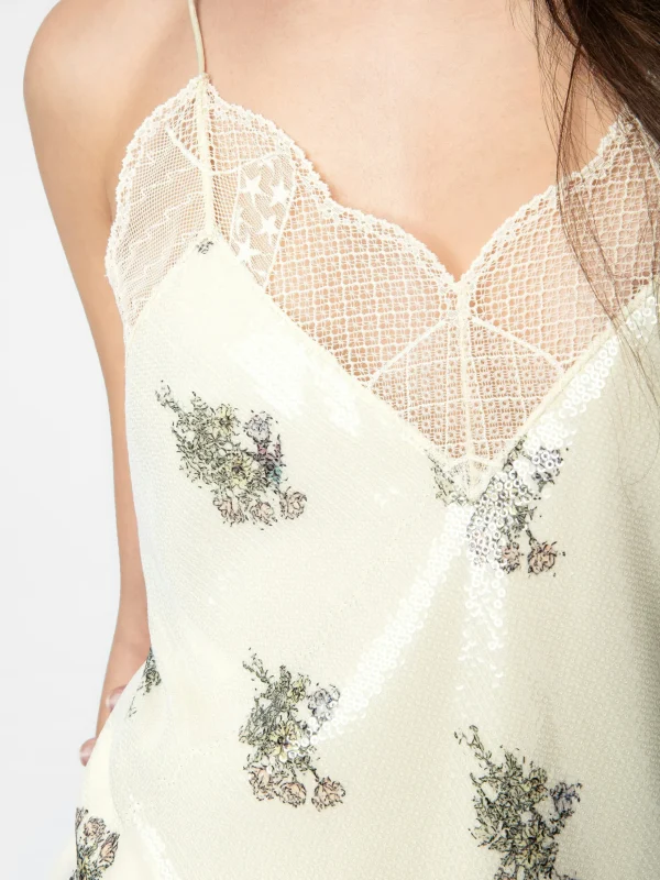 Zadig&Voltaire Ristyl Sequin Dress Mastic Store