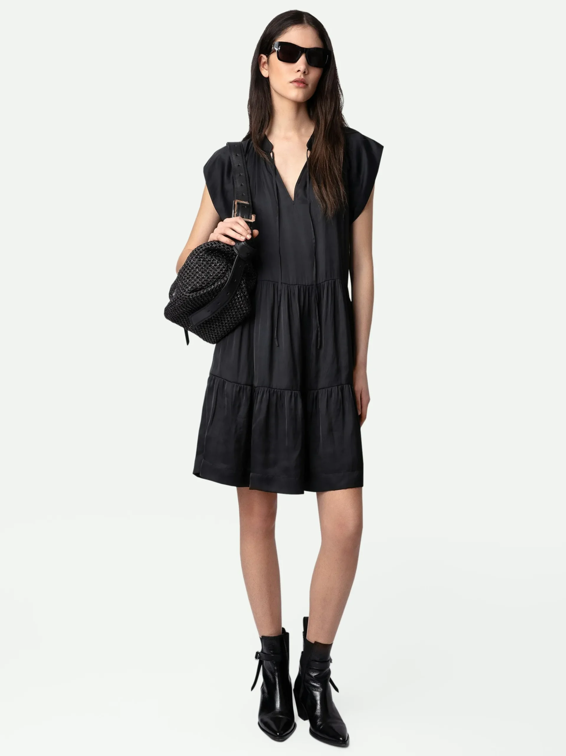 rito_satin_dress_0.webp Zadig&Voltaire Rito Satin Dress Black Shop