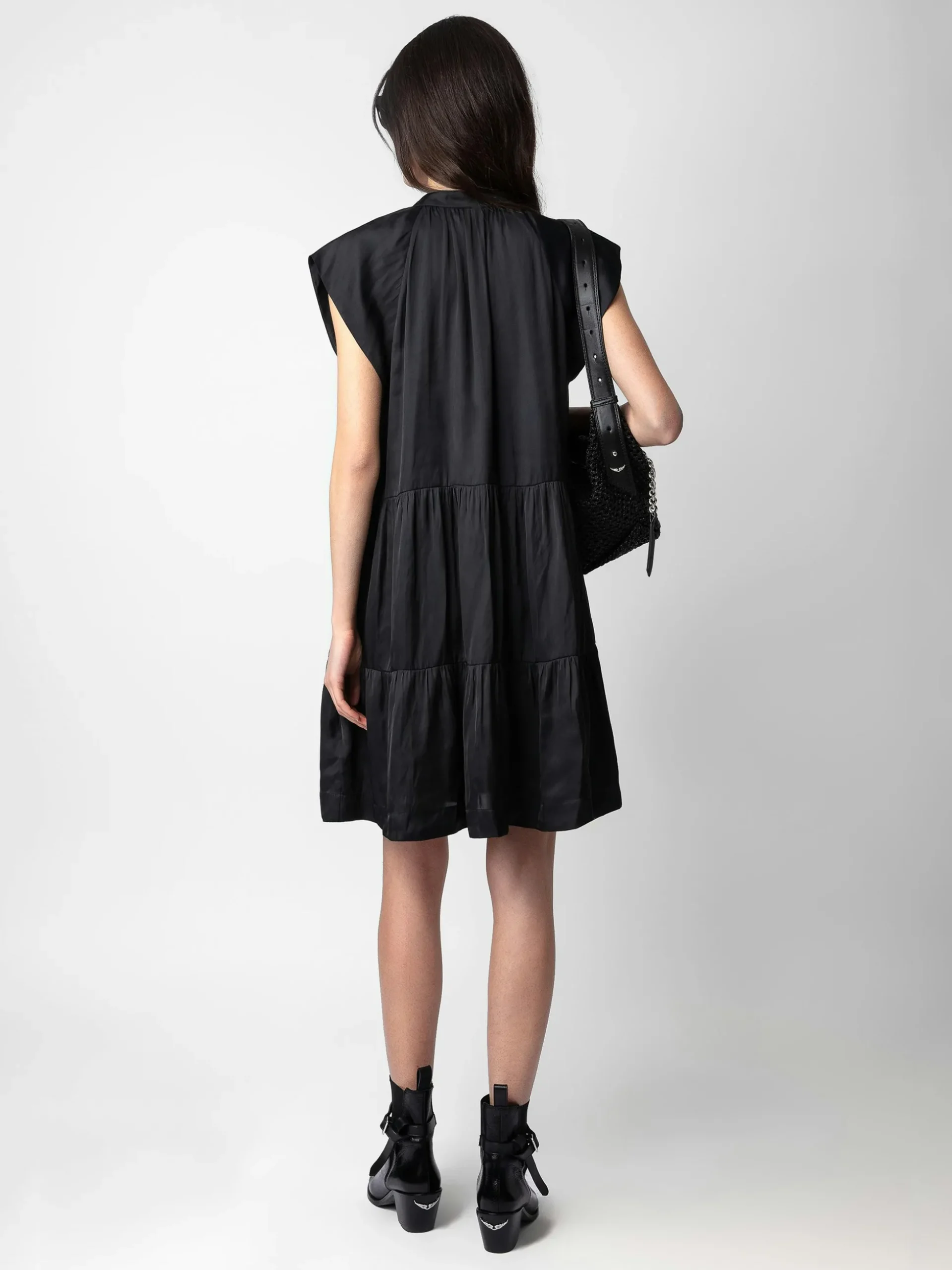rito_satin_dress_1.webp Zadig&Voltaire Rito Satin Dress Black Shop