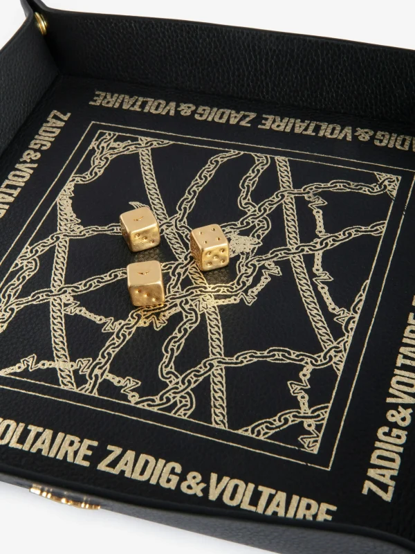 Zadig&Voltaire Rock And Roll The Dice Games Mat Black Discount