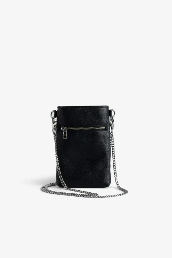 Zadig&Voltaire Rock Dotted Swiss Pouch Clutch Black Online