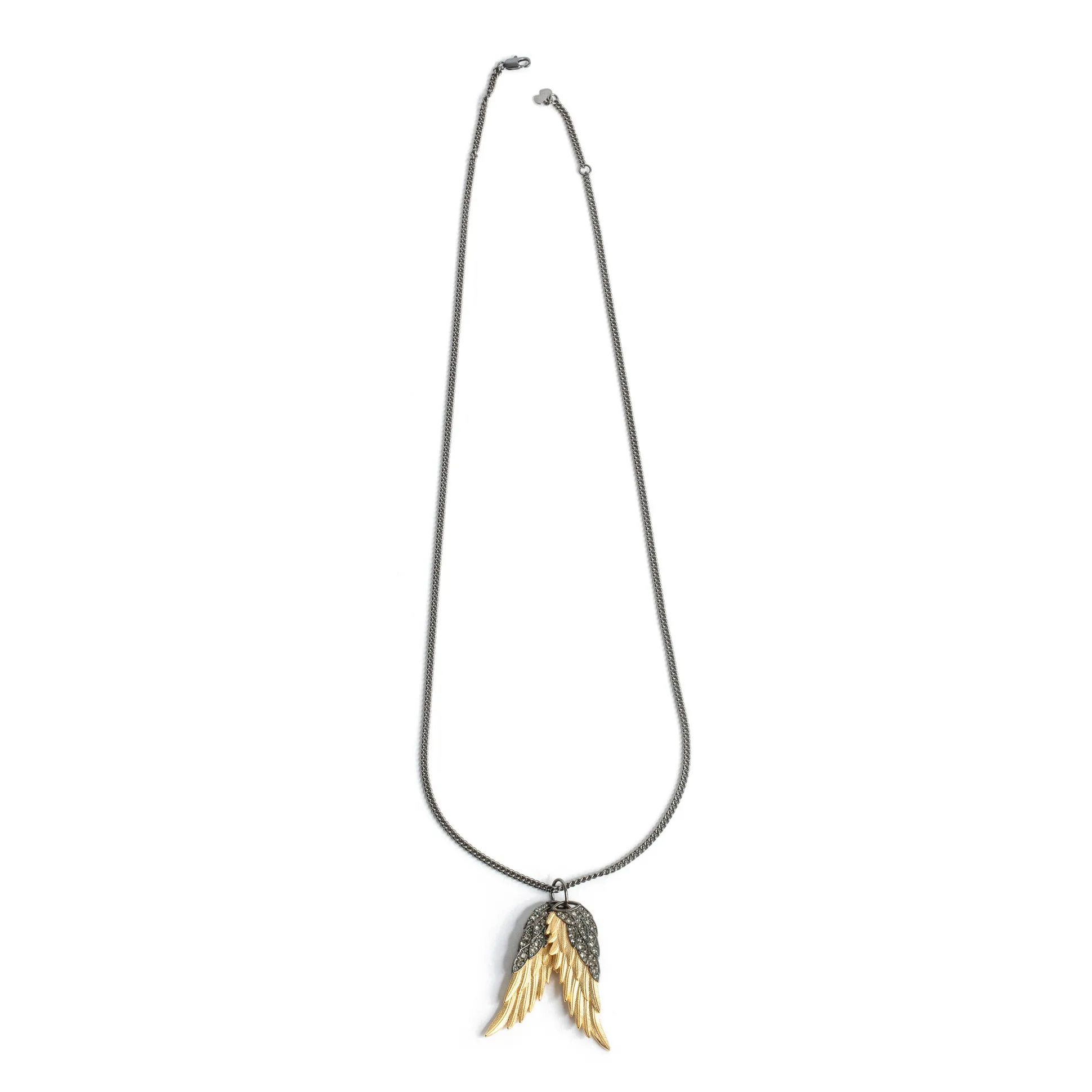 rock_feather_pendant_necklace_1.webp Zadig&Voltaire Rock Feather Pendant Necklace Old gold Best Sale