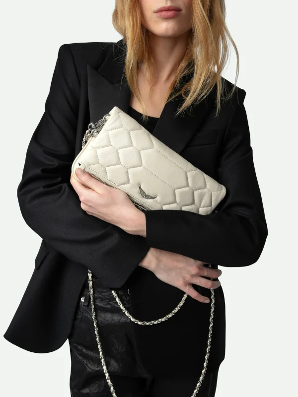 Zadig&Voltaire Rock Quilted Clutch Flash Flash Sale
