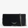 Zadig&Voltaire Rock Studs Clutch Black Fashion