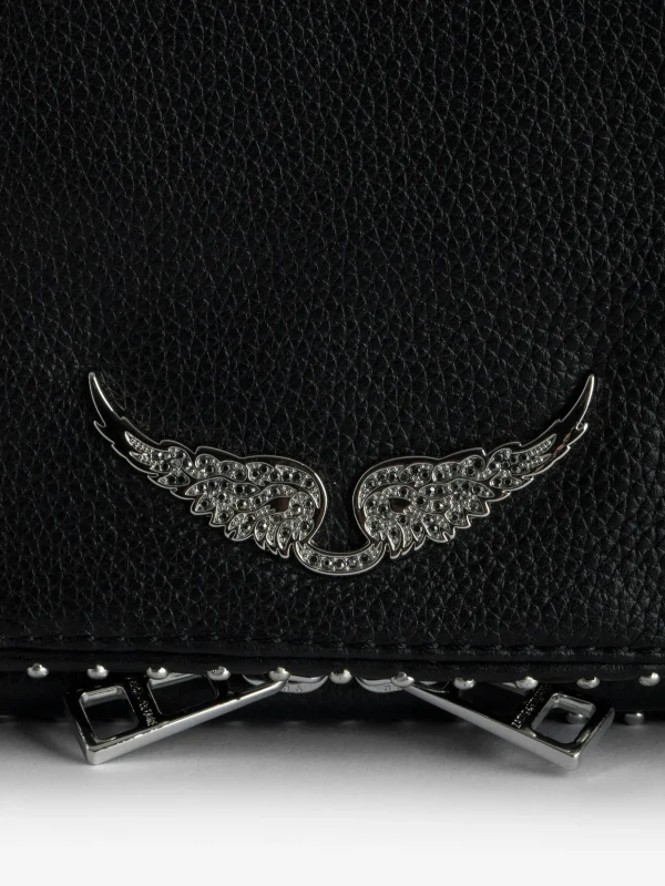 Zadig&Voltaire Rock Studs Clutch Black Fashion