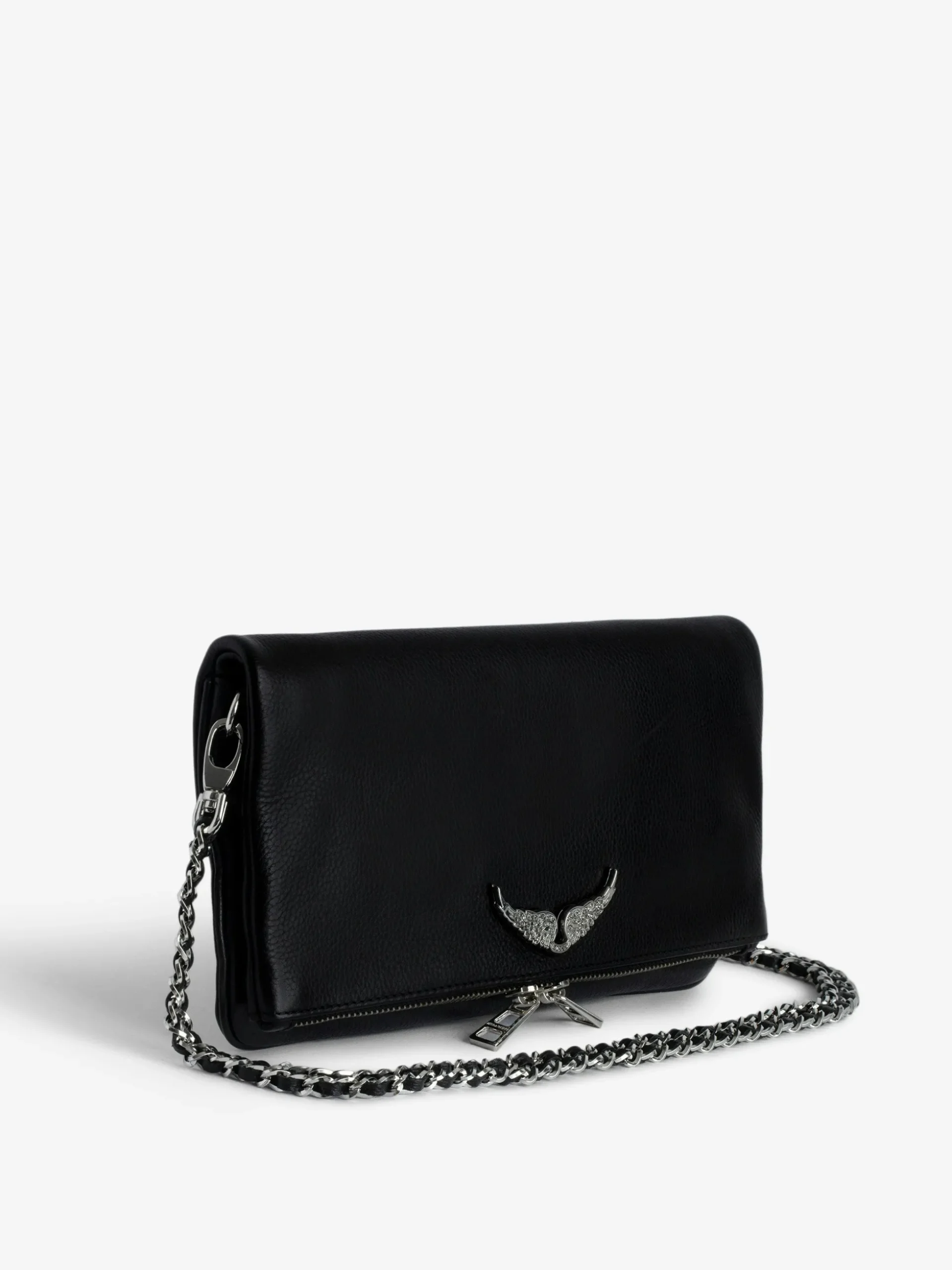 rock_swing_your_wings_clutch_3.webp Zadig&Voltaire Rock Swing Your Wings Clutch Black silver Clearance