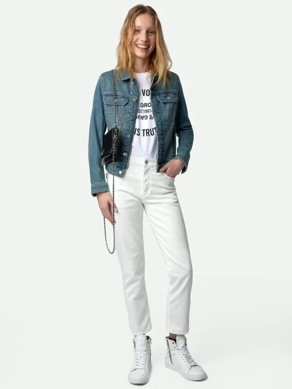 Zadig&Voltaire Rock Swing Your Wings Clutch Black silver Clearance