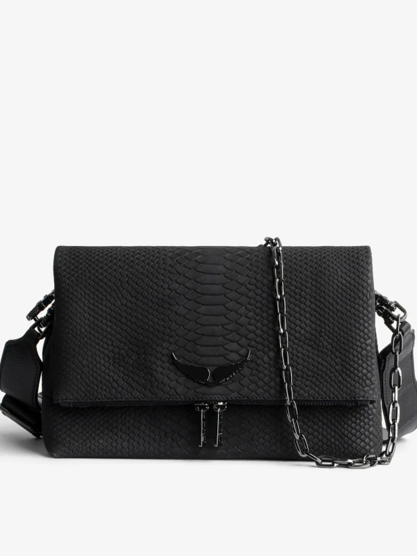 Zadig&Voltaire Rocky Soft Savage Bag Black New