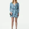 Zadig&Voltaire Rogers Silk Dress Glacier Best