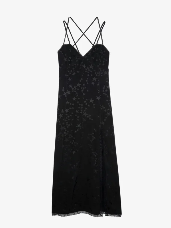 Zadig&Voltaire Rohal Silk Jacquard Dress Black Flash Sale