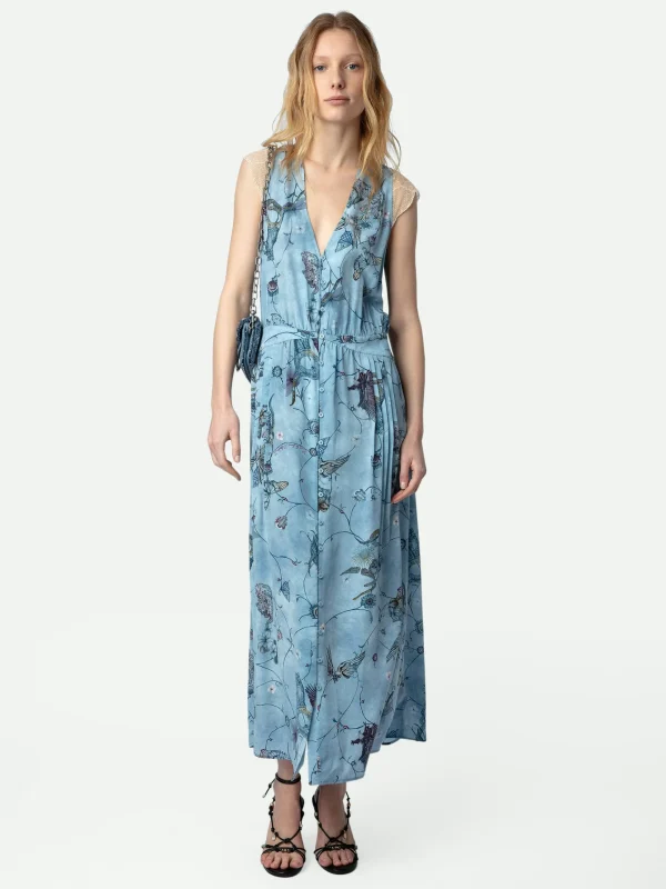 Zadig&Voltaire Rolanys Silk Dress Glacier Online