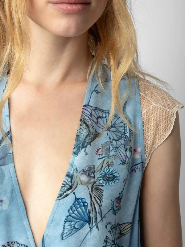 Zadig&Voltaire Rolanys Silk Dress Glacier Online