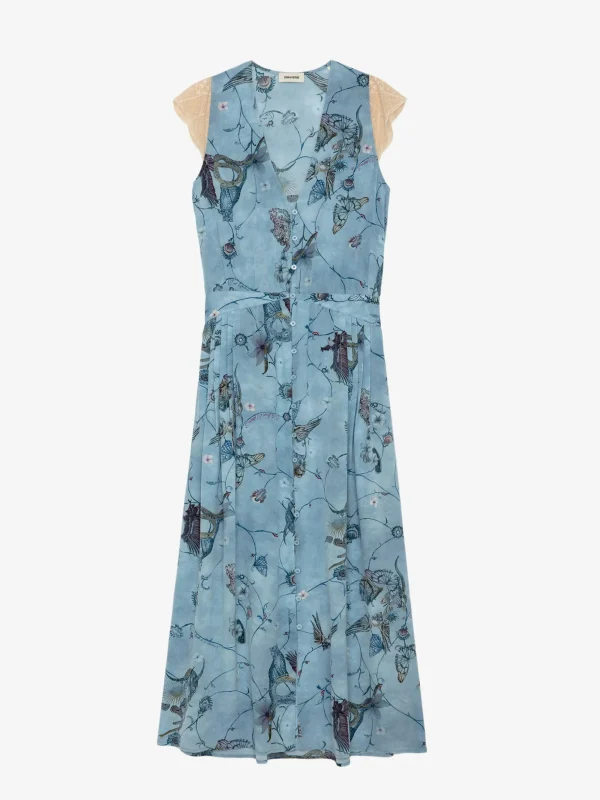 Zadig&Voltaire Rolanys Silk Dress Glacier Online
