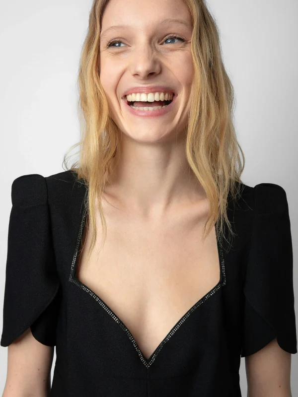 Zadig&Voltaire Roxelle Diamanté Dress Black Online