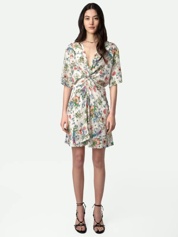 Zadig&Voltaire Rozom Silk Dress Vanille Best Sale