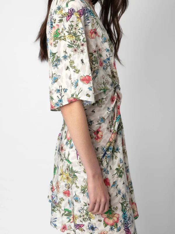 Zadig&Voltaire Rozom Silk Dress Vanille Best Sale