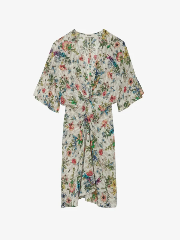 Zadig&Voltaire Rozom Silk Dress Vanille Best Sale