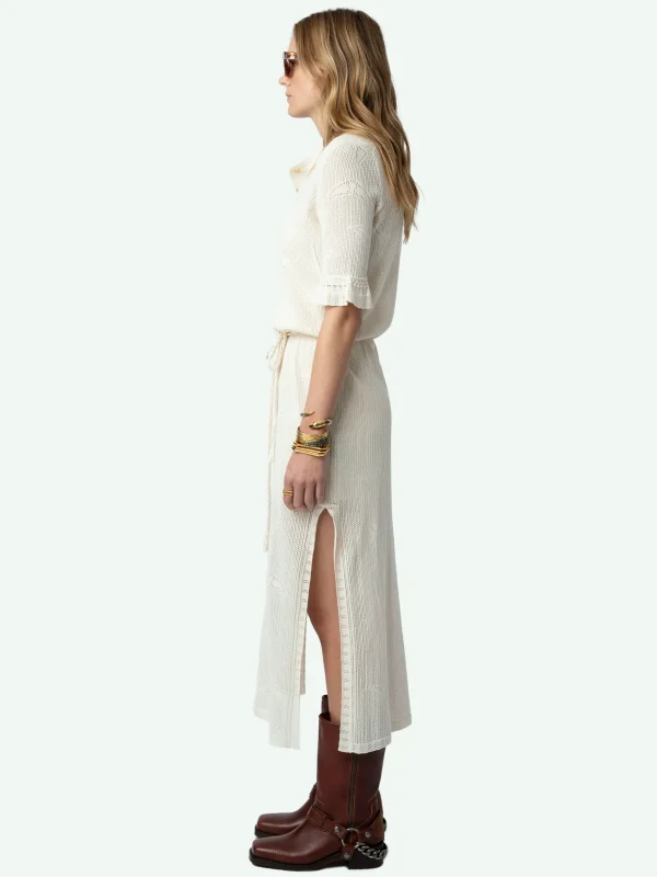 Zadig&Voltaire Salmy Wings Dress Ecru Best