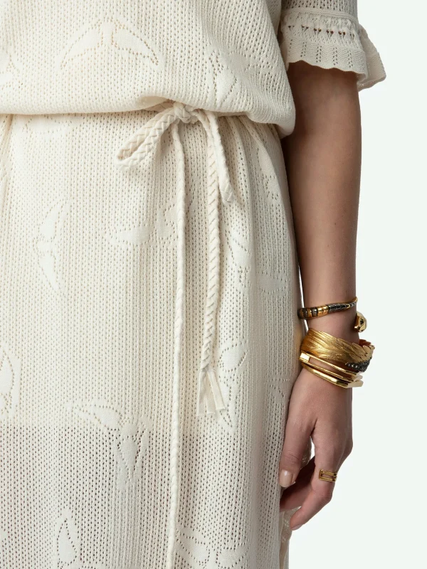 Zadig&Voltaire Salmy Wings Dress Ecru Best