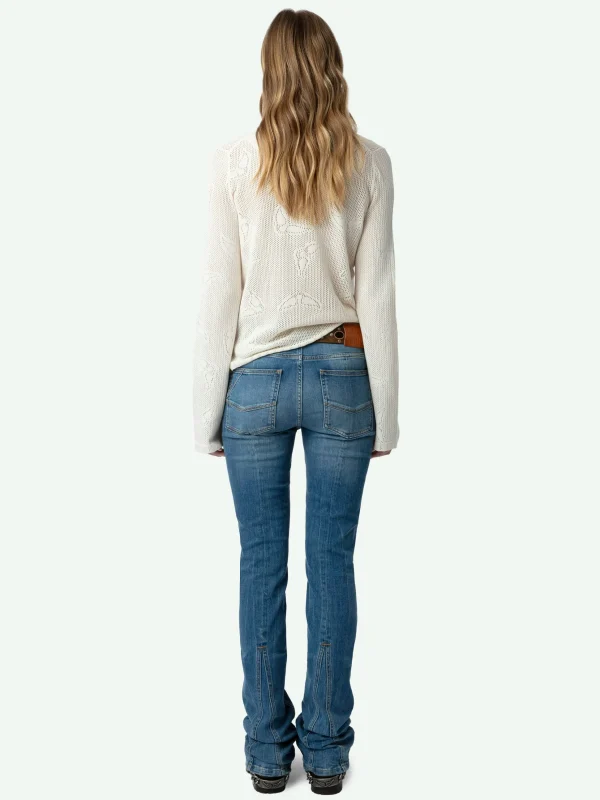 Zadig&Voltaire Salmyr Wings Sweater Ecru Best Sale