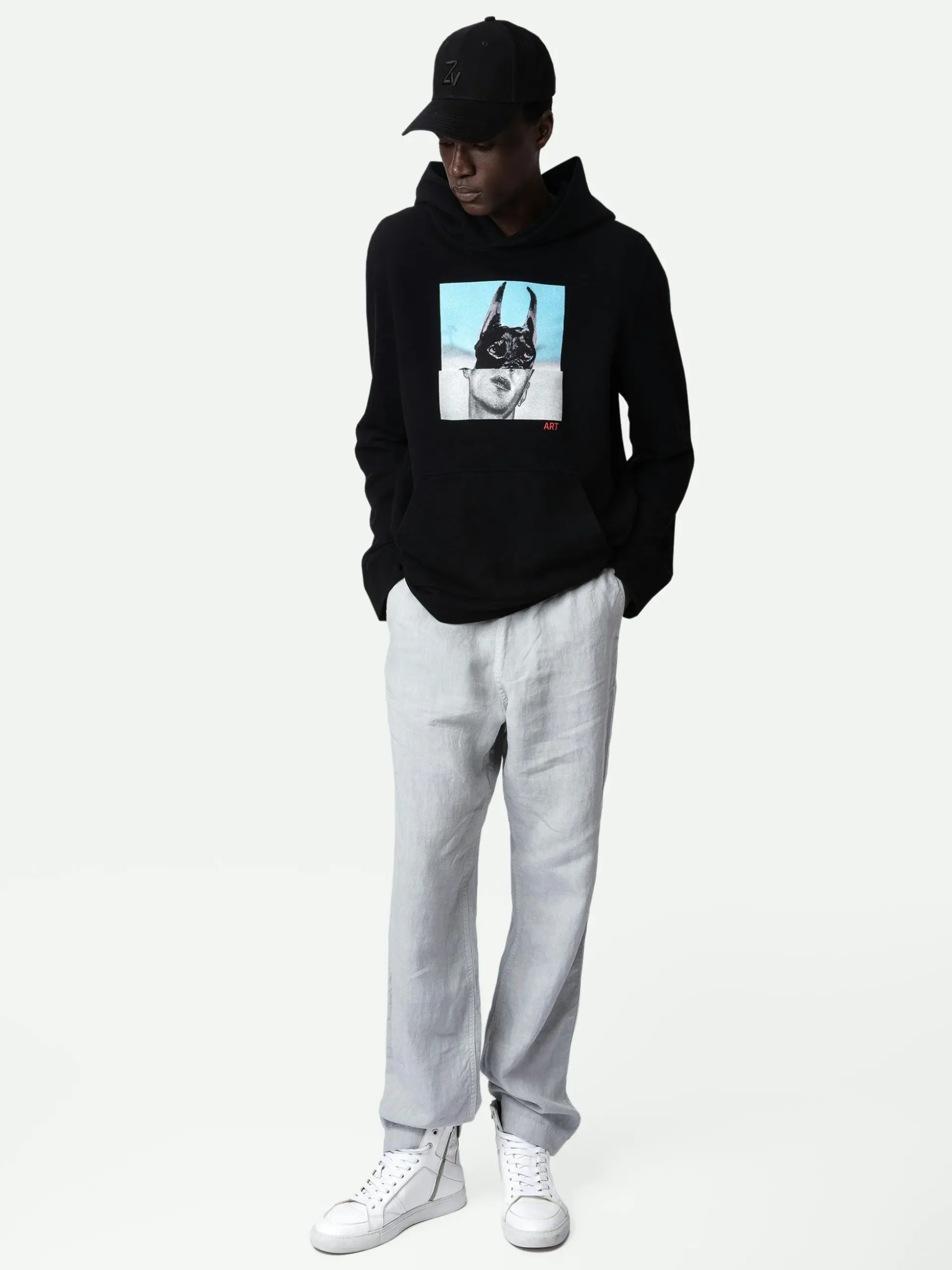 sancho_photoprint_sweatshirt_0.webp Zadig&Voltaire Sancho Photoprint Sweatshirt Black Store