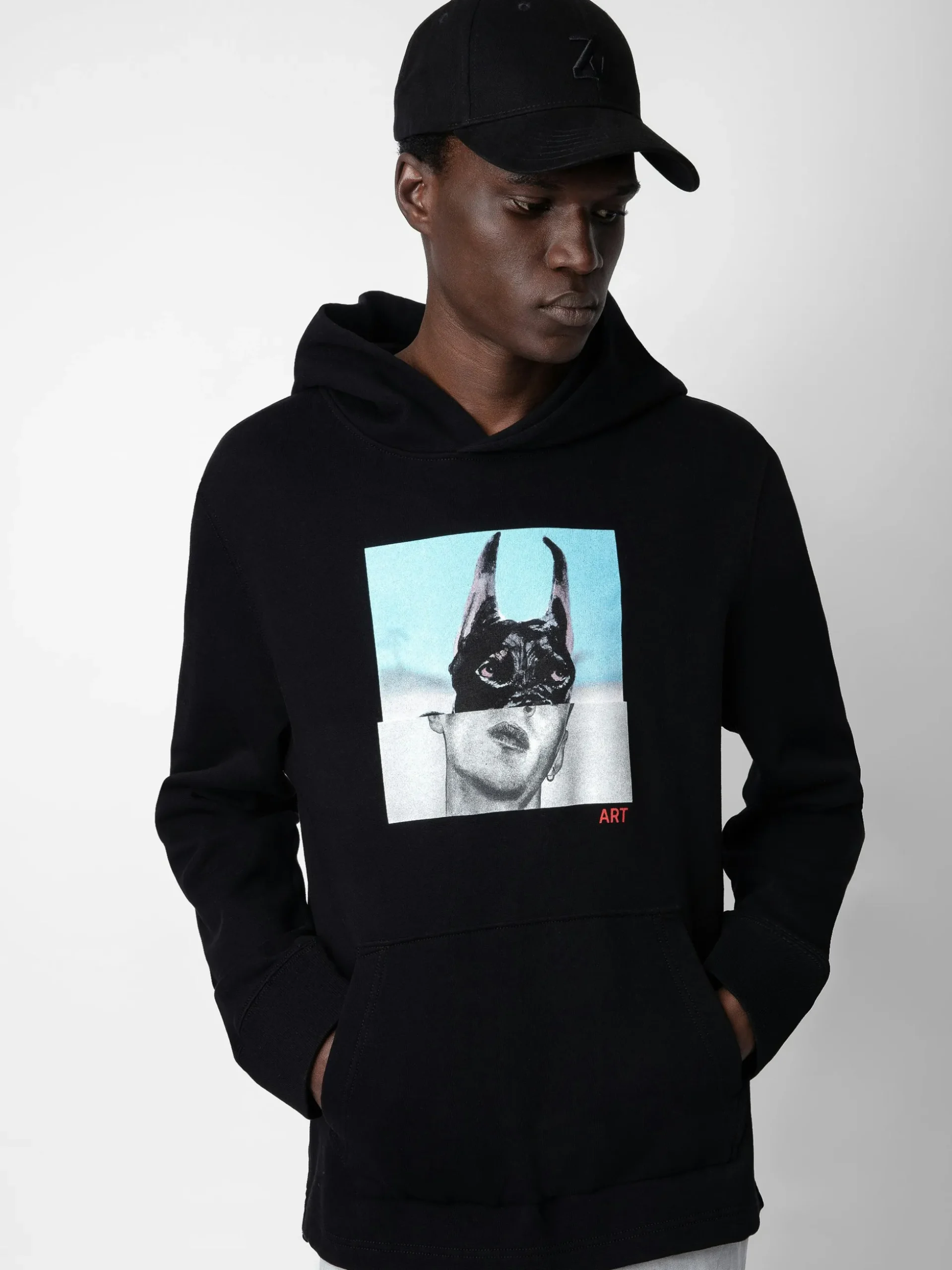 sancho_photoprint_sweatshirt_3.webp Zadig&Voltaire Sancho Photoprint Sweatshirt Black Store