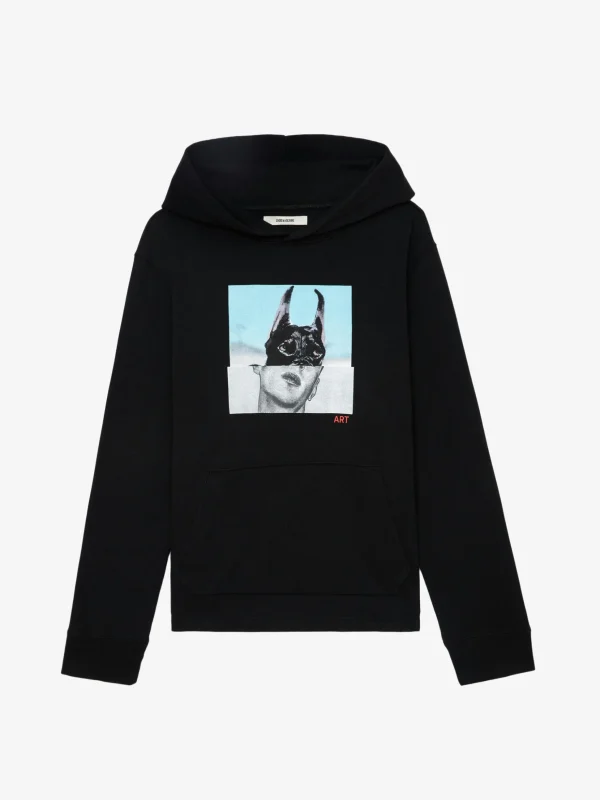 Zadig&Voltaire Sancho Photoprint Sweatshirt Black Store