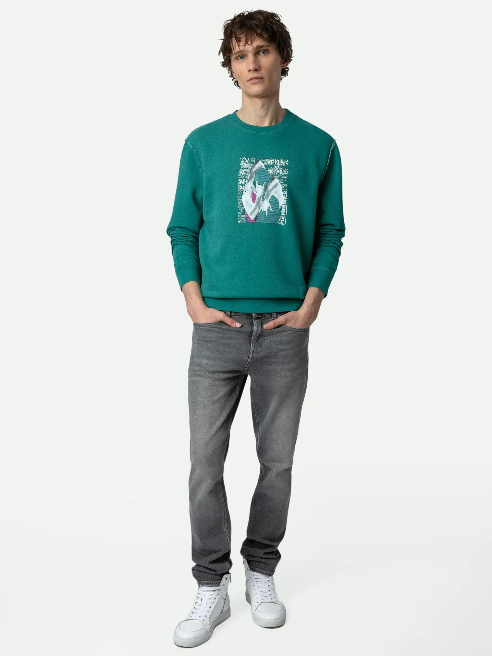simba_sweatshirt_0-1.webp Zadig&Voltaire Simba Sweatshirt Aqua Sale