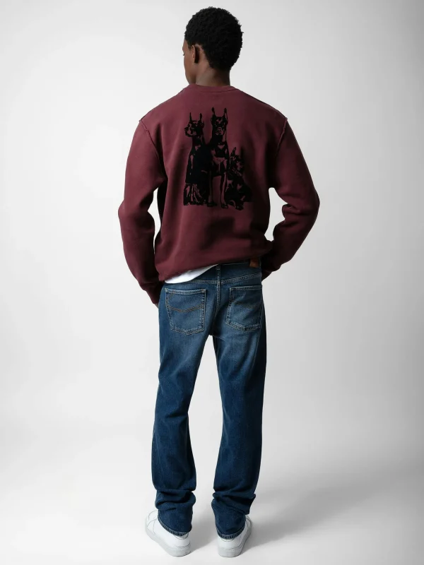 Zadig&Voltaire Simba Sweatshirt Cherry red Outlet