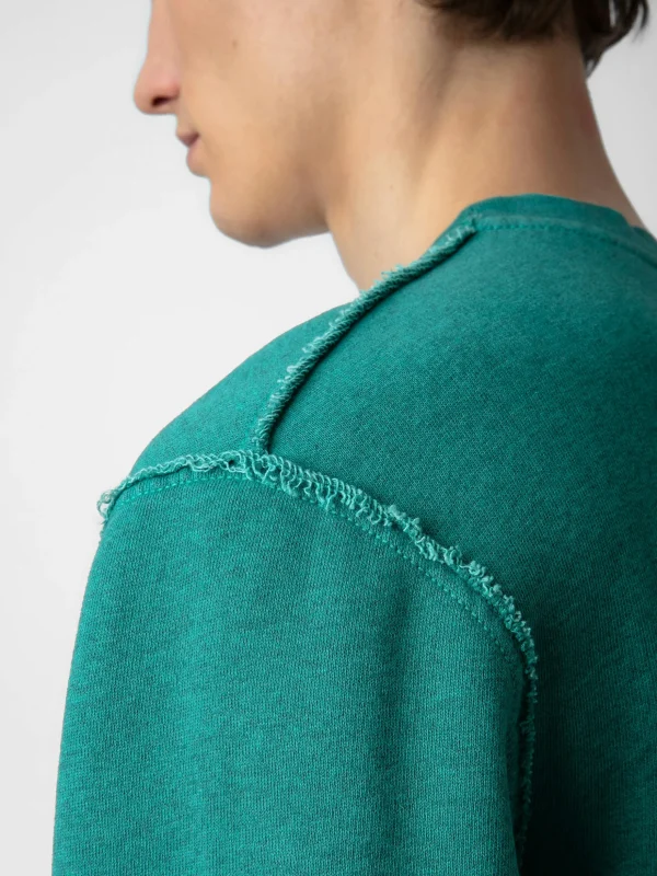 Zadig&Voltaire Simba Sweatshirt Aqua Sale