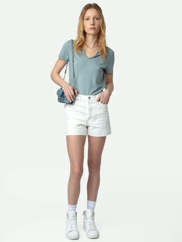 Zadig&Voltaire Sissi Denim Shorts Judo New