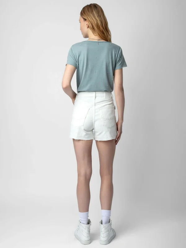 Zadig&Voltaire Sissi Denim Shorts Judo New