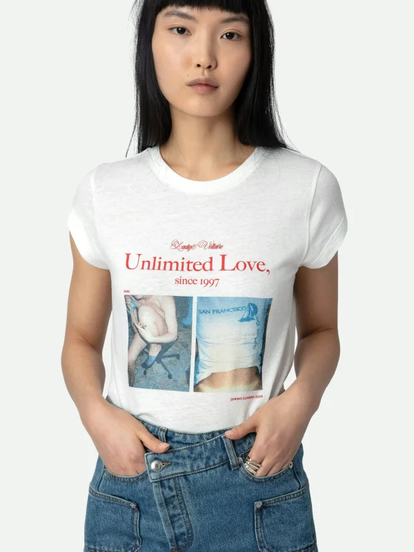 Zadig&Voltaire Skinny Photoprint T-shirt Judo Best