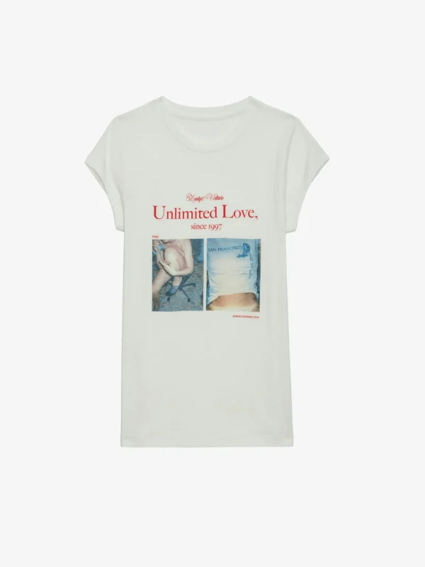 Zadig&Voltaire Skinny Photoprint T-shirt Judo Best