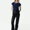 Zadig&Voltaire Skinny Stars Diamanté T-Shirt Marine New