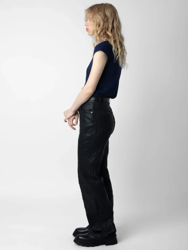 Zadig&Voltaire Skinny Stars Diamanté T-Shirt Marine New
