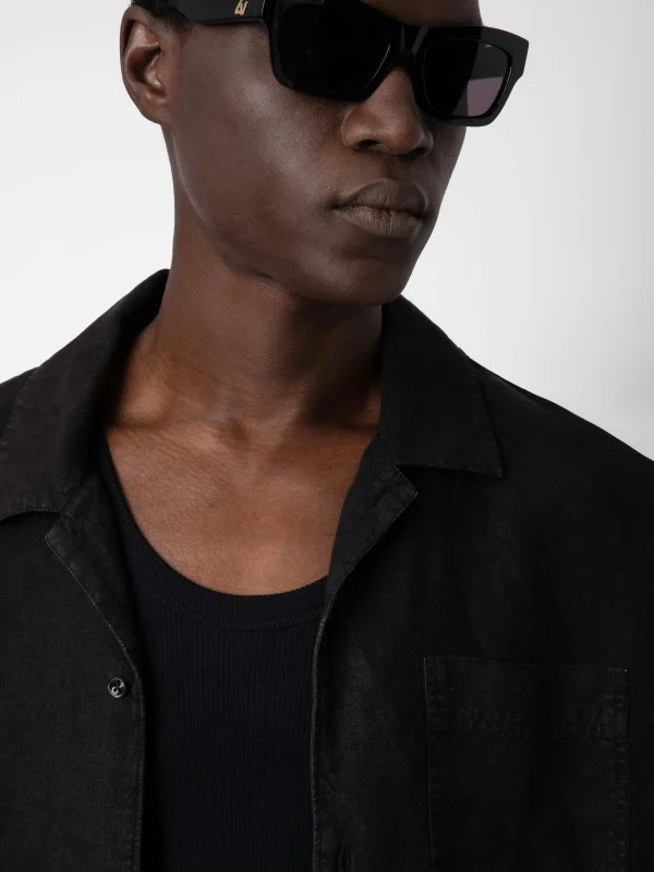 Zadig&Voltaire Sloan Linen Shirt Black Online