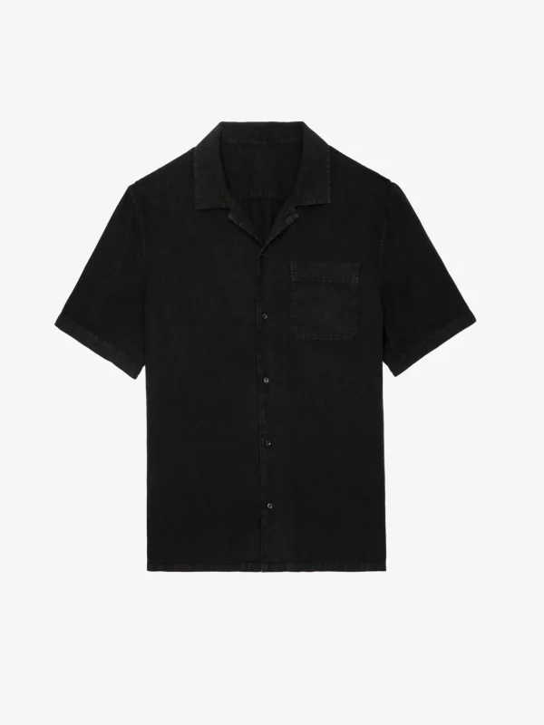 Zadig&Voltaire Sloan Linen Shirt Black Online