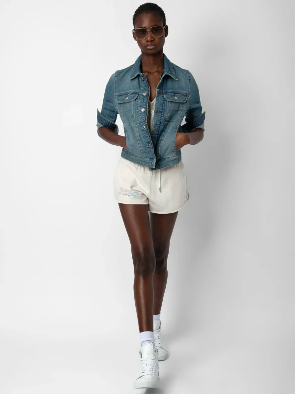 Zadig&Voltaire Smiley Shorts Petale Online