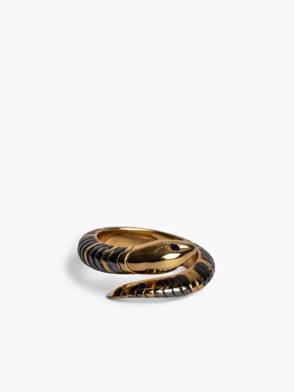 Zadig&Voltaire Snake Ring Shiny gold Shop
